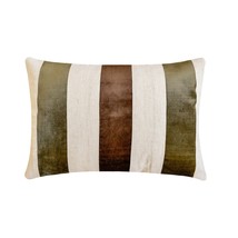 Swathe Earthy - Brown Velvet Lumbar Pillow Cover - £19.49 GBP+