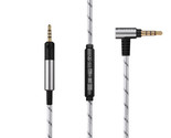 Nylon Audio Cable with Mic For Sennheiser HD595 HD598 HD 558 HD 518 HD 4... - £12.56 GBP