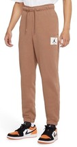 NWT men&#39;s XL nike air Jordan Essentials Statement Fleece Pants Brown DA9... - $56.99