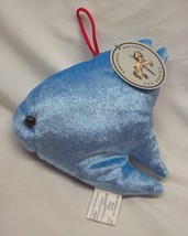 Carousel Softoys SHINY BLUE ANGEL FISH 5&quot; Plush STUFFED ANIMAL Chrstmas ... - £11.63 GBP