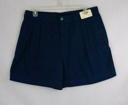 NWT Dockers Men&#39;s Navy Blue 100% Cotton Shorts Size 40 - $19.79