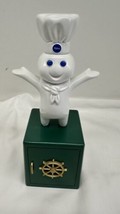 1999 Pillsbury Doughboy Giggling Die Cast Metal Coin Bank 9 Inch Working... - £15.42 GBP