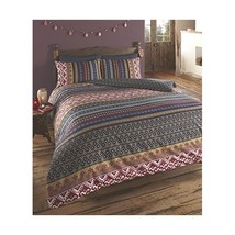 DE Cama Ethnic Indian Print Duvet Cover with 2 Pillow Cases, King  - £51.59 GBP