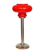 Vintage Lampe Luminaire " Poppy " Lampe de Table 70er Lampe Chrome Pop Art - $380.53