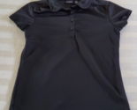 Chaps Girls Black Polo Shirt School Approved Performance Polo Medium (8-10) - $9.89
