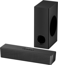 The Pheanoo 2.1 Compact Sound Bars For Tv With Subwoofer, Hdmi, 16 Inch. - £62.32 GBP
