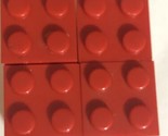 Vintage Tyco 2x2 Red Brick Lot Of 20 Pieces Toys Building Blocks - $4.94