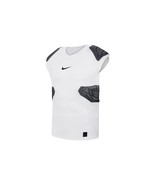 Nike Men Pro Hyperstrong 4 Pad Sleeveless Football Compression Top White... - $59.39