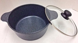 1 SET Marble Coated Pot w/Cover Cast Aluminium Non Stick 24, 26, 28 CM - £26.33 GBP+