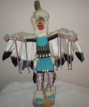 Vintage Kachina Doll Eagle Dancer Native Navajo Signed B. Bernard 20&quot; - £160.30 GBP