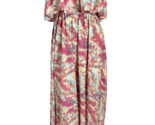 Entro Women&#39;s Ruffled Strapless Maxi Dress Pink Small - $23.74