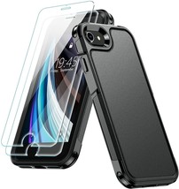 Black Case Compatible With iPhone SE 2022/ iPhone 7 8  Heavy Duty  4.7 inch - £10.66 GBP