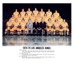 1974-75 LOS ANGELES KINGS TEAM 8X10 PHOTO HOCKEY PICTURE NHL LA - £3.86 GBP