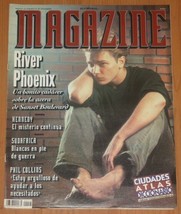 El Mundo Magazine #213 1993 River Phoenix J. F. Kennedy Phil Collins Brad Pitt - £14.45 GBP