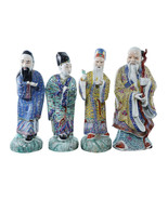 4 Antique Chinese Republic period famille rose figures - $483.32