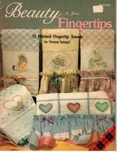 Plaid Beauty at Your Fingertips 12 Painted Fingertip Towel Design Patterns 1990 - $3.82