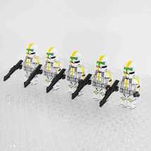 5pcs Star Wars 327th Jetpack troopers Minifigures Set 327th Star Corps Block Toy - £11.05 GBP