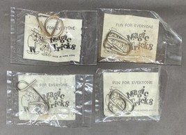 Vintage Fun For Everyone Magic Tricks Wire Puzzle Lot - £7.46 GBP