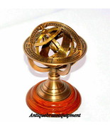 \Antique vintage brass armillary sphere globe collectible nautical decor... - £80.89 GBP