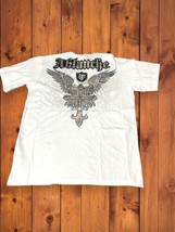 NWT Ablanche Winged Cross White T Shirt Sz L Street Wear Y2K Vtg Dead Stock - £35.39 GBP