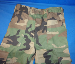 New TRU-SPEC Youth Boys Woodland Bdu Camouflage Urban Pants Size 16 26 27 Waist - £19.18 GBP