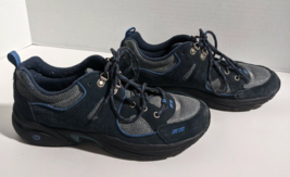 Ryka Shoes US Size 8.5 Women RTC Walking Outdoor Suede Navy Gray Blue K28055WDSM - £15.21 GBP