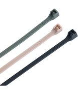 Gardner Bender 10096 4 in., 8 in. Nylon Cable Ties, Tan, Olive, &amp; Black ... - $31.14 CAD