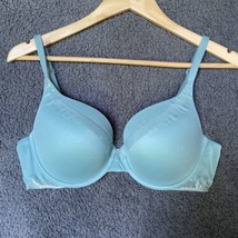 Body By Victoria Secret Perfect Shape Teal Shimmer Push Up Multiway Bra 36D - $24.38