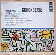 Shonberg Robert Craft Suite Canon String Vinyl LP Columbia 6-EYE Record ML 4728 - £7.90 GBP