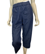 Talbots Elastic Waist Pull On Cropped Jeans Size SP - $536.28 MXN