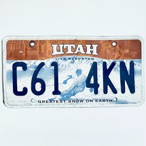 United States Utah Greatest Snow On Earth Passenger License Plate C61 4KN - £13.13 GBP