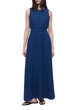 Closed linen-mix maxi dress in Dark Blue - £183.13 GBP