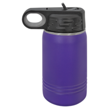 Purple 12oz Double Wall Insulated Stainless Steel Sport Bottle  Flip Top... - $17.50