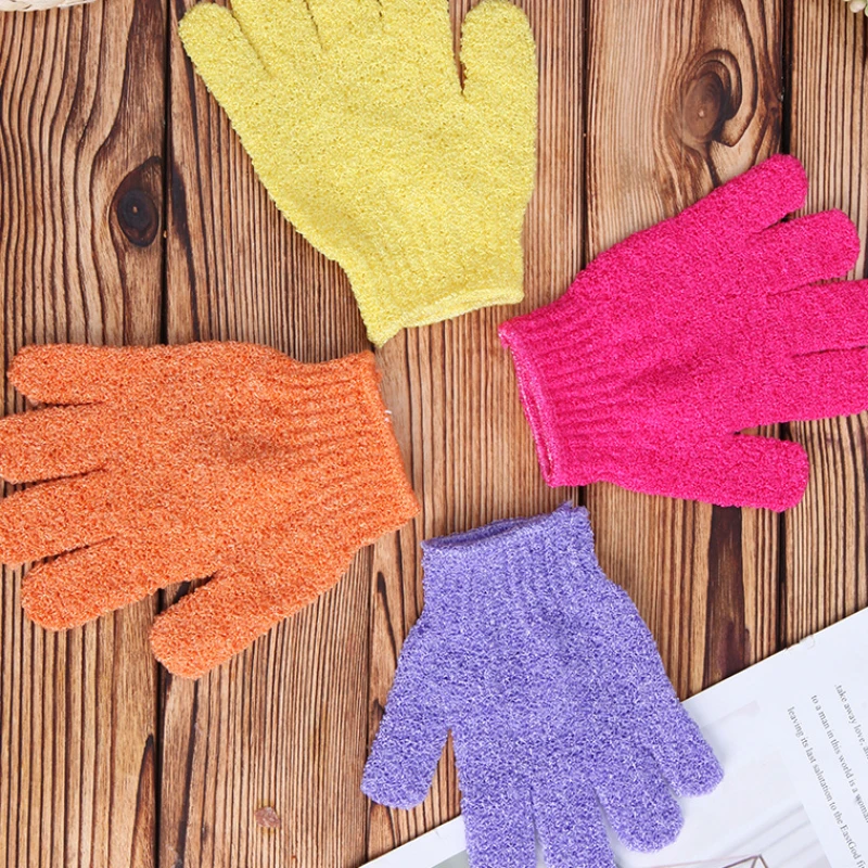 2pc Bath Gloves Skin Bath Shower Wash Cloth Exfoliating Body MBage Sponge Shower - £19.29 GBP