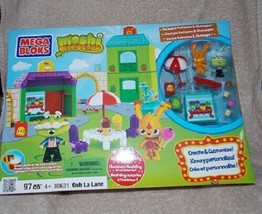 Mega Bloks 97 Pcs Set Moshi Monsters OOH LA LANE #80631 Sealed New - £19.77 GBP