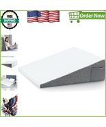 Breathable Foam Wedge Pillow with Washable Cover for Ultimate Back Support - $996.82 MXN