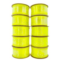 Offray Lot of 10 Spools Ribbon 1.5 inch x 9 feet Yellow Hello Kitty New - $36.63