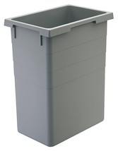 2 (Two) Pack Replacement Waste Bins Euro Cargo Hailo Capacity 35/38 Liters Gray - $130.25