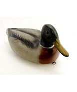 Mallard Drake Plastic Duck Decoy, Metal Anchor Bar, Herters Vintage, DCK-08 - $367.75 MXN