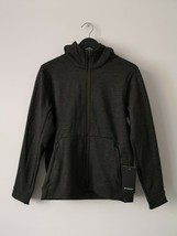NWT LULULEMON Dark Green Wool Fleece Welterweight Zip Hoodie Jacket Men&#39;s Medium - £132.21 GBP