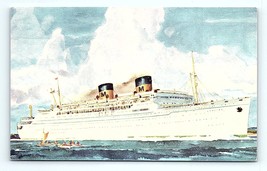 Postcard SS Lurline Matson Lines Luxury Ocean Liner Passenger Cruise Ship 1954 - £3.94 GBP