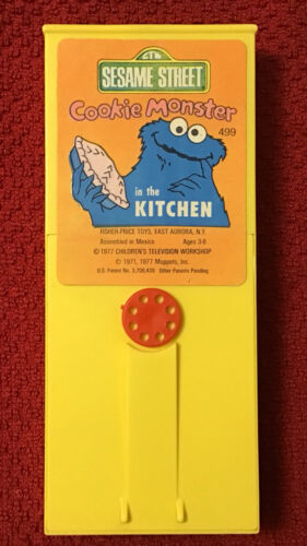 Primary image for FISHER-PRICE MOVIE VIEWER CARTRIDGE SESAME STREET COOKIE MONSTER IN THE KITCHEN