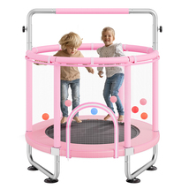 VEVOR 55&quot; Kids Trampoline, 4.6FT Trampoline, with Safety Enclosure Net, ... - $1,825.04 MXN