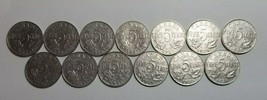 Canada 5 Cents 1922 - 1936 Lot Of 14 Coins Include 1926 Rare No Reserve - £73.05 GBP