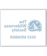 The Wilderness Society 2022 Member Reverse Window Sticker  - £3.93 GBP