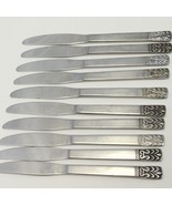 Carlyle Cameo Hong Kong Dinner Knives  8 1/4&quot;  Stainless  Lot of 10 - $345.48 MXN