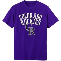 MLB Colorado Rockies Boys Short Sleeve T-Shirt Size  XL 14-16 NWT - £14.88 GBP
