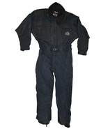 Vintage 90s Marmot Gore-Tex Mens Full Skiing Ski Suit Snowsuit Black Blu... - $147.25
