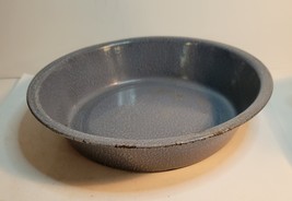 Graniteware Gray Swirl Pan/Bowl 11&quot; Vintage - $25.00