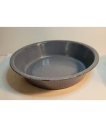 Graniteware Gray Swirl Pan/Bowl 11&quot; Vintage - $34.30 CAD
